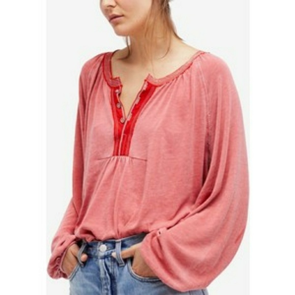 free people Tops - BNWT Free People Acadia Henley